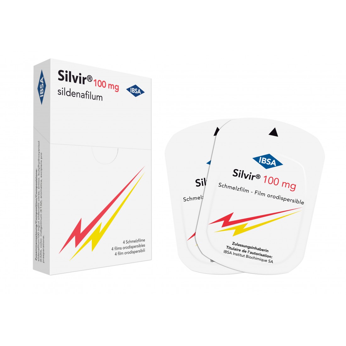 Silvir 100 mg, film orodispersibile