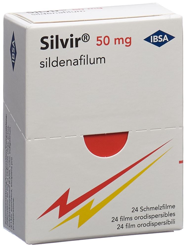 Silvir 50 mg, film orodispersibile
