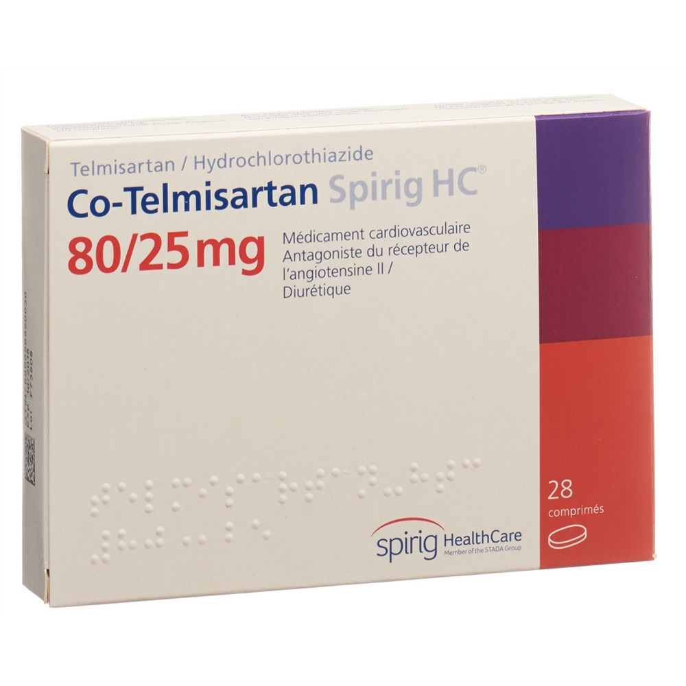 Co-Telmisartan Spirig HC 80/25 mg Tabletten