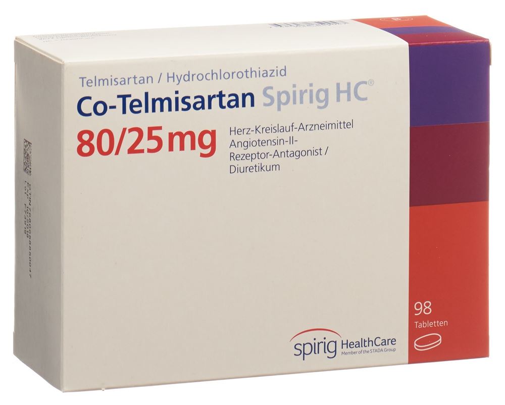 CO-TELMISARTAN Spirig HC cpr 80/25 mg 98 pce