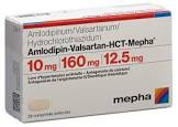 AMLODIPIN VALSARTAN HCT Mepha 10/160/12.5 98 pce