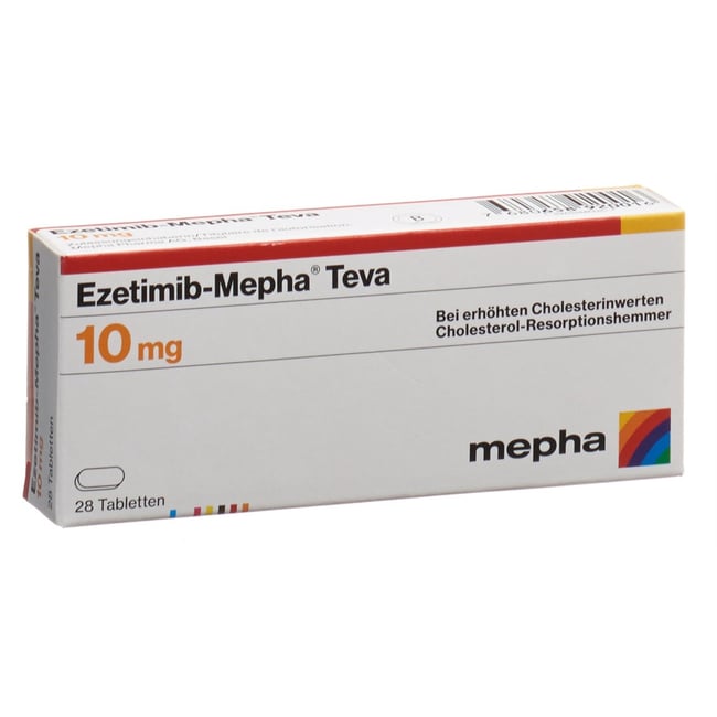 EZETIMIB Mepha Teva cpr 10 mg 28 pce