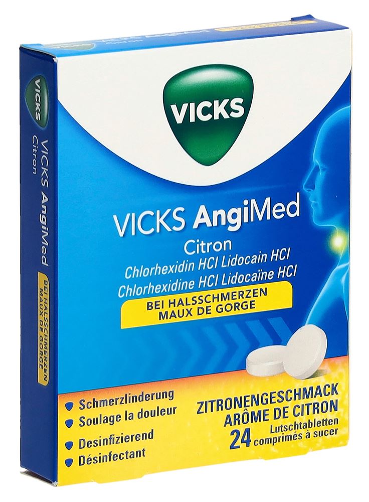 VICKS AngiMed Citron, comprimés à sucer