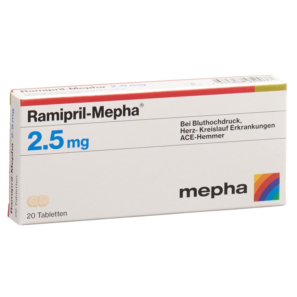 RAMIPRIL Mepha cpr 2.5 mg 20 pce