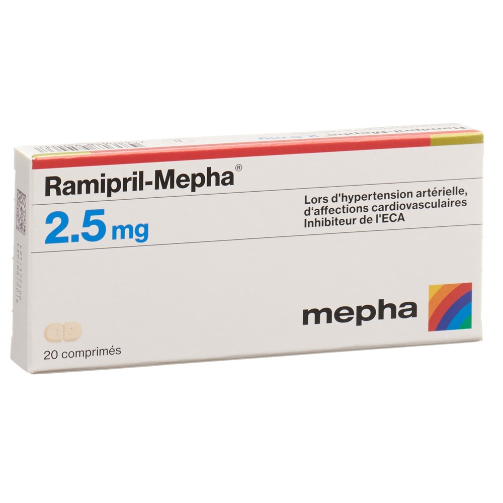 RAMIPRIL Mepha cpr 2.5 mg 20 pce