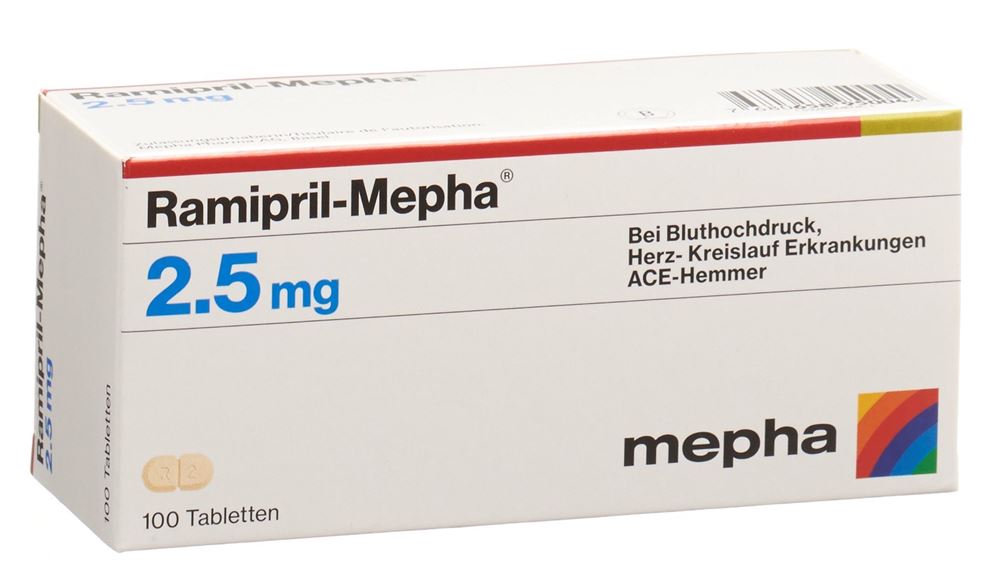 RAMIPRIL Mepha cpr 2.5 mg 100 pce