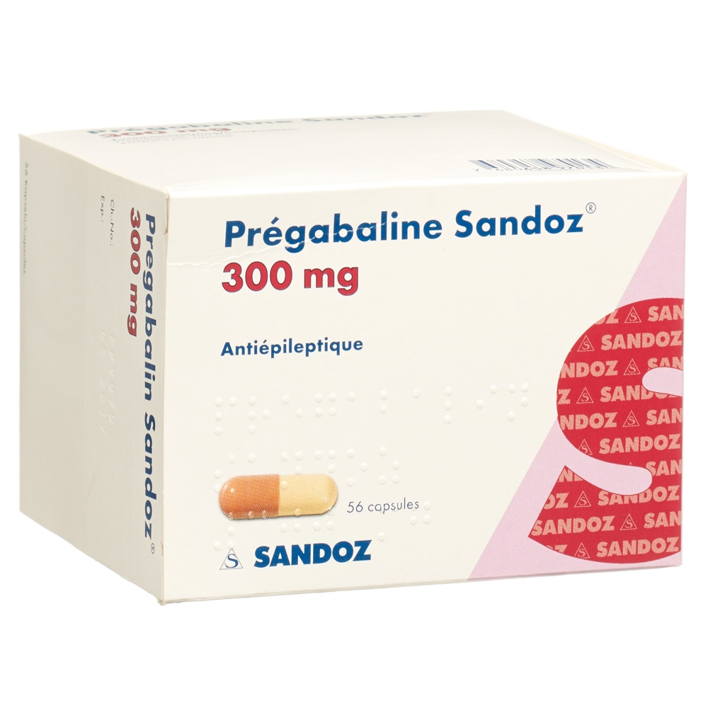 PREGABALINE Sandoz caps 300 mg 56 pce