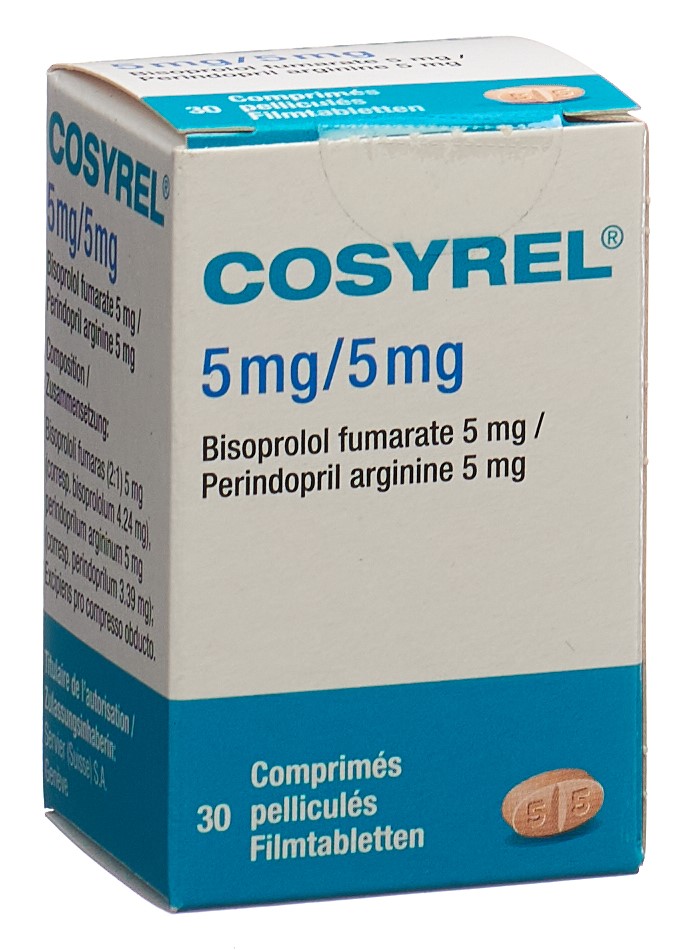 Cosyrel 5mg/5mg, comprimés pelliculés