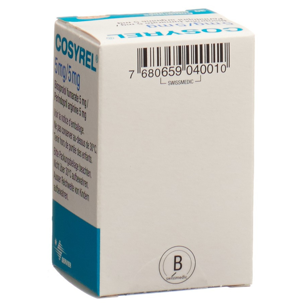 Cosyrel 5mg/5mg, comprimés pelliculés