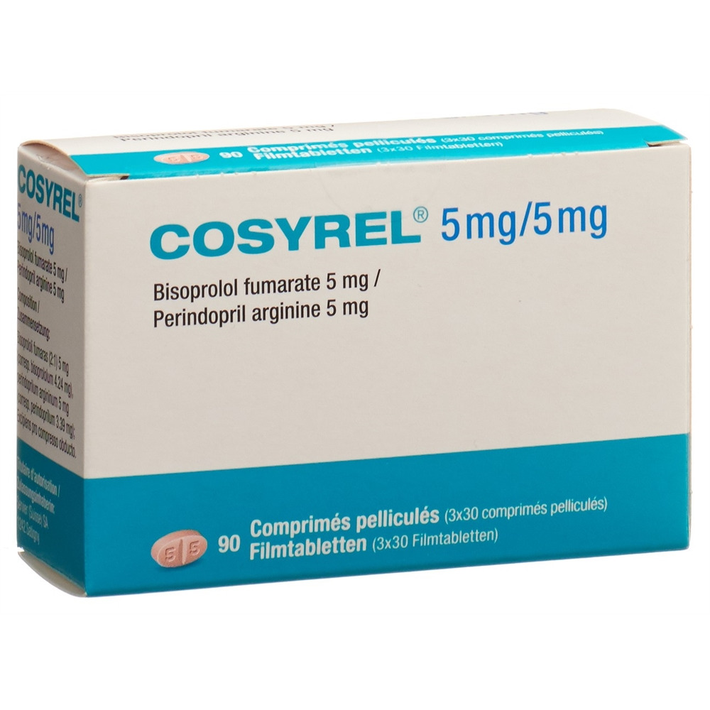 COSYREL cpr pell Biso 5mg/Pérind 5mg 3 x 30 pce