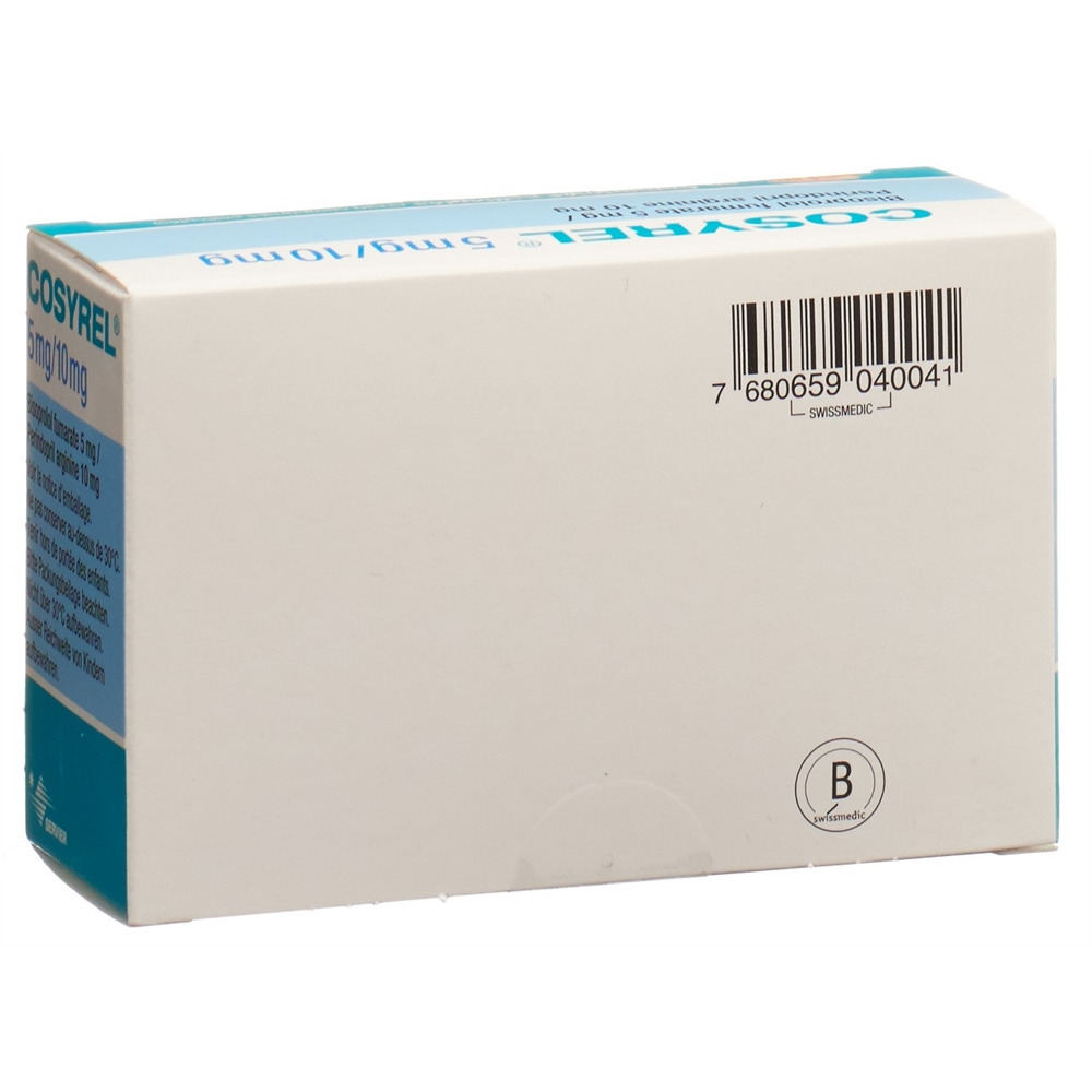 Cosyrel 5mg/10mg, comprimés pelliculés