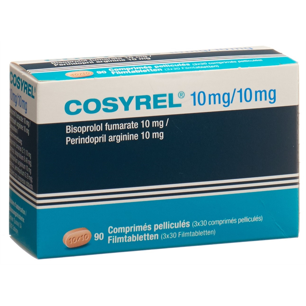 Cosyrel 10mg/10mg, comprimés pelliculés
