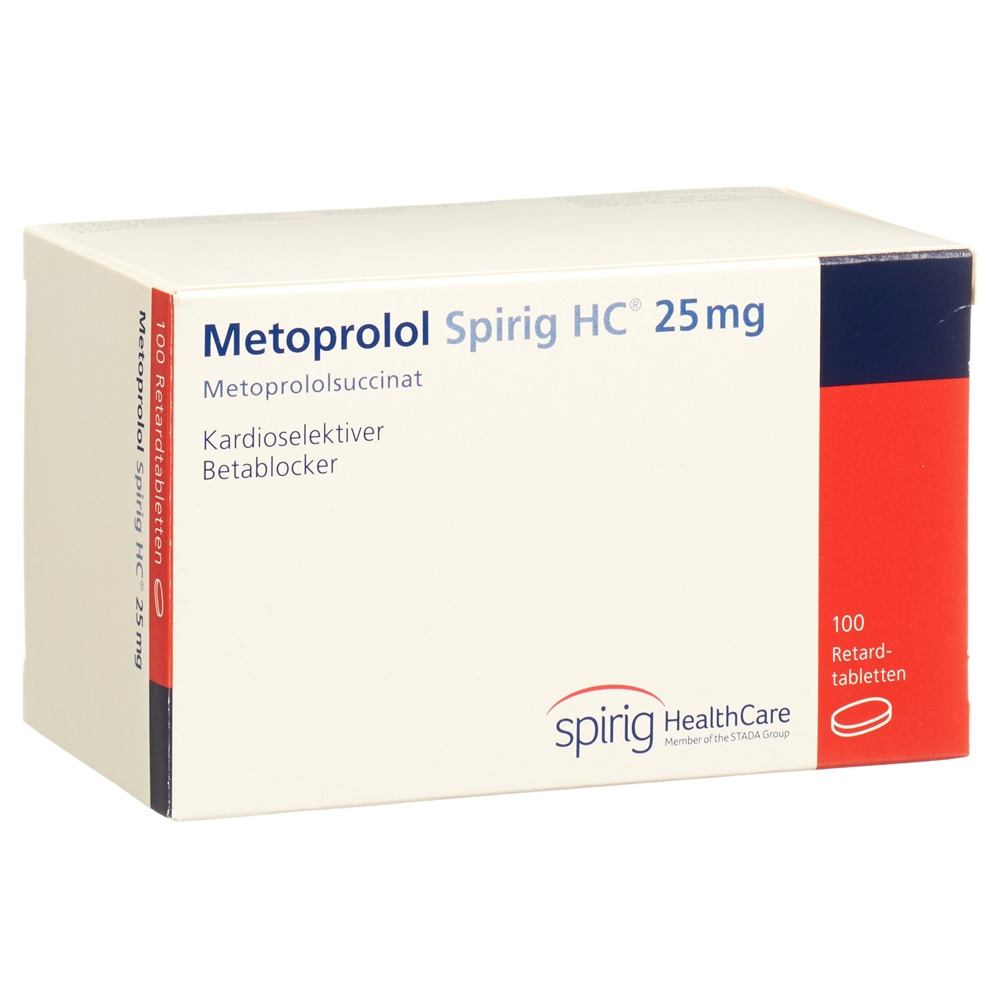 Metoprolol Spirig HC 25, Retardtabletten