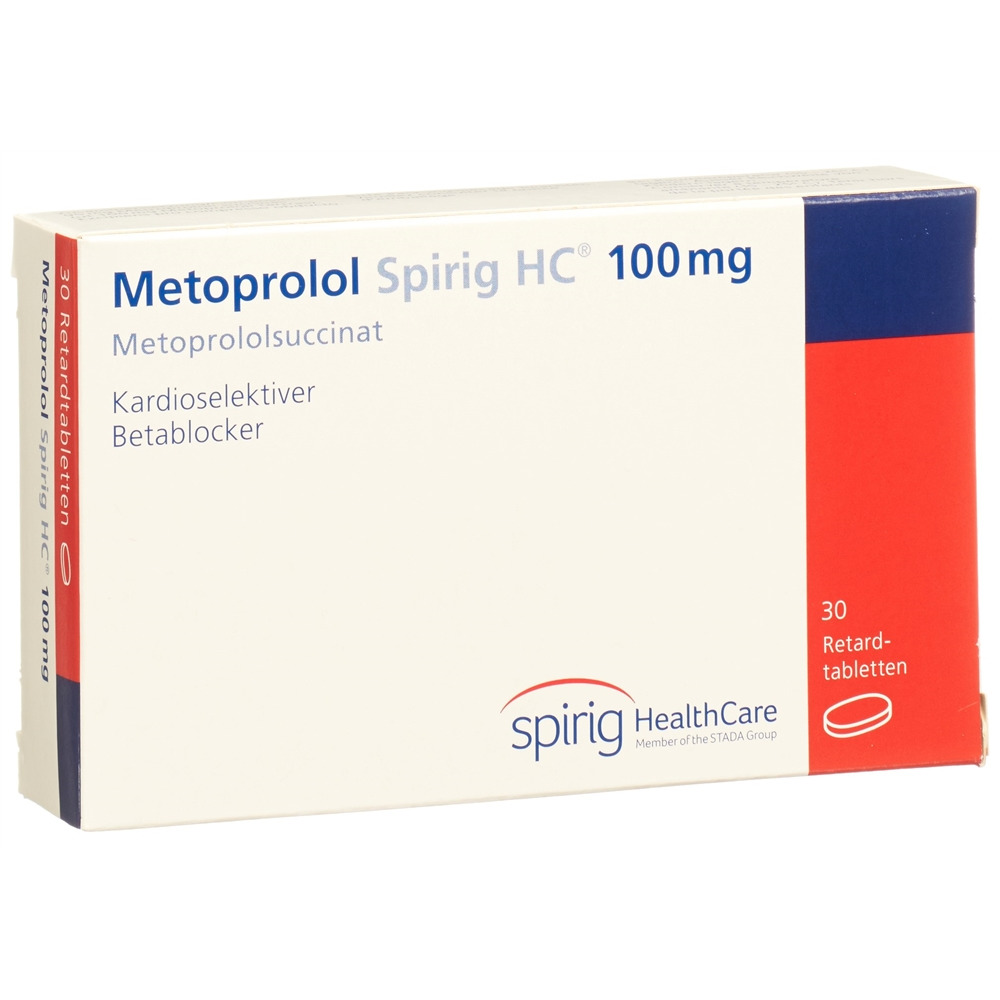 Metoprolol Spirig HC 100, Retardtabletten