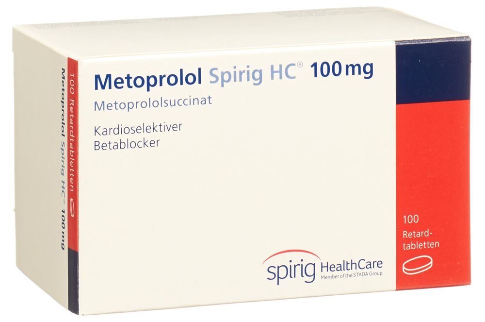 Metoprolol Spirig HC 100, Retardtabletten
