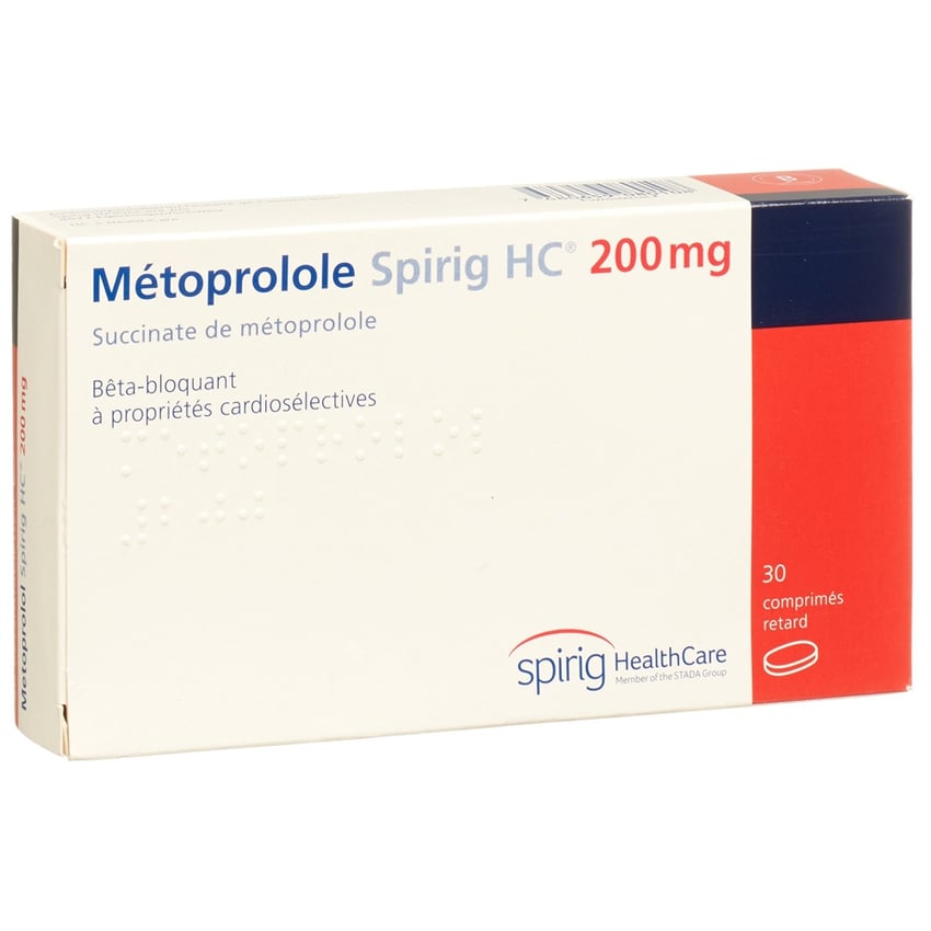 Metoprolol Spirig HC 200, Retardtabletten