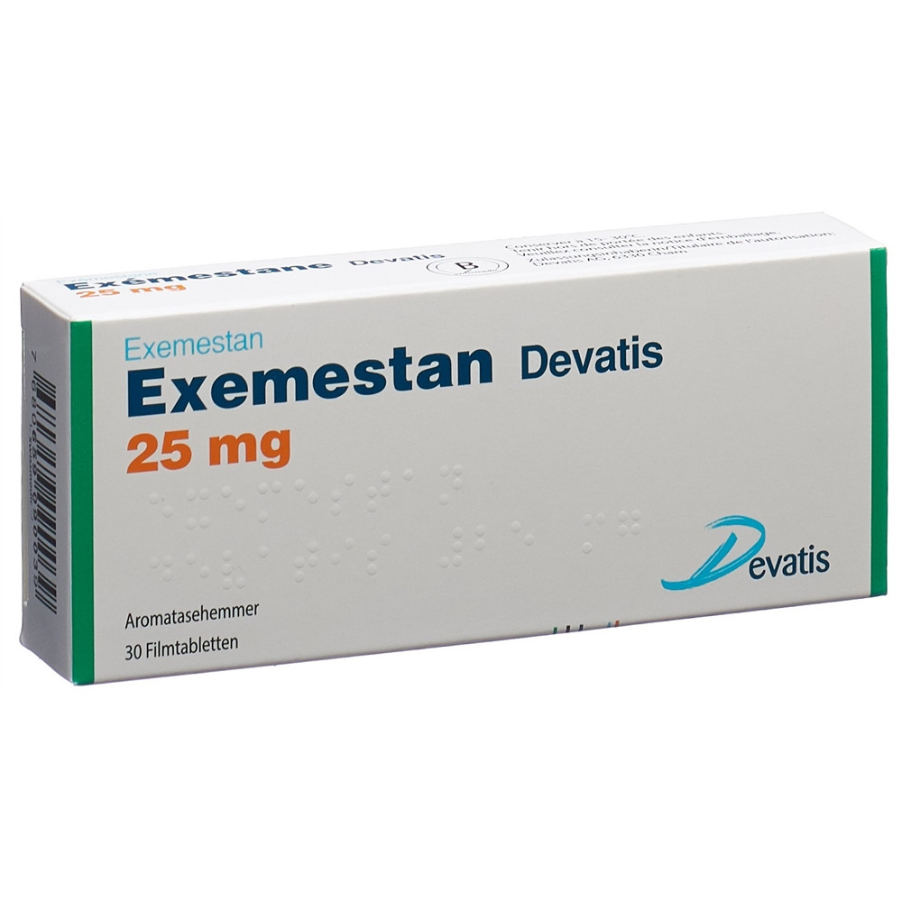 Exemestan Devatis 25 mg, Filmtabletten