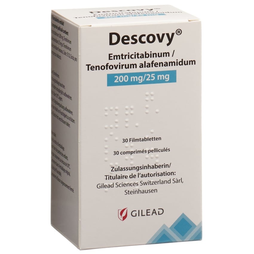 Descovy 200/25 mg, Filmtabletten