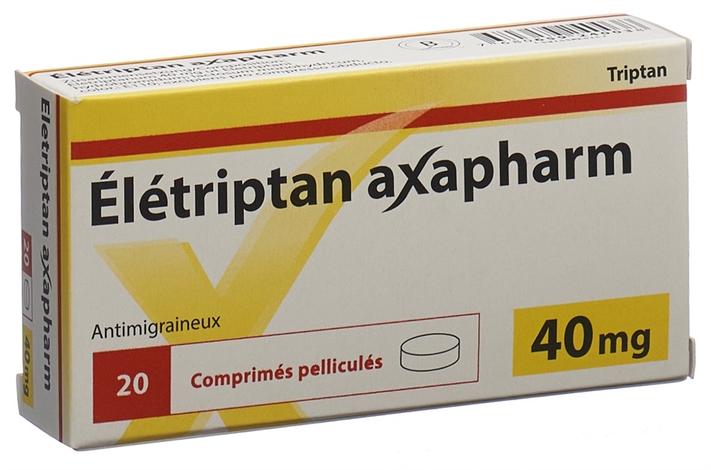 Eletriptan Axapharm 40 mg, Filmtabletten
