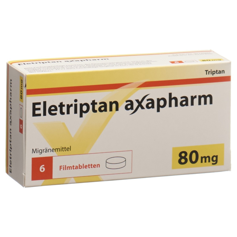 Eletriptan Axapharm 80 mg, Filmtabletten