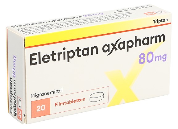 ELETRIPTAN Axapharm cpr pell 80 mg 20 pce