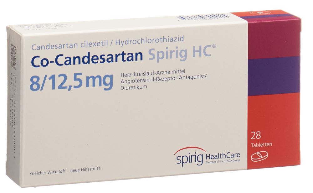 Co-Candesartan Spirig HC 8/12,5mg, Tabletten