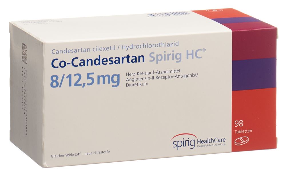 Co-Candesartan Spirig HC 8/12,5mg, Tabletten