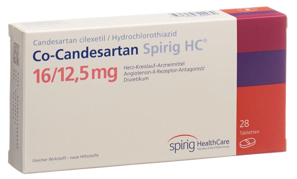Co-Candesartan Spirig HC 16/12,5mg, Tabletten