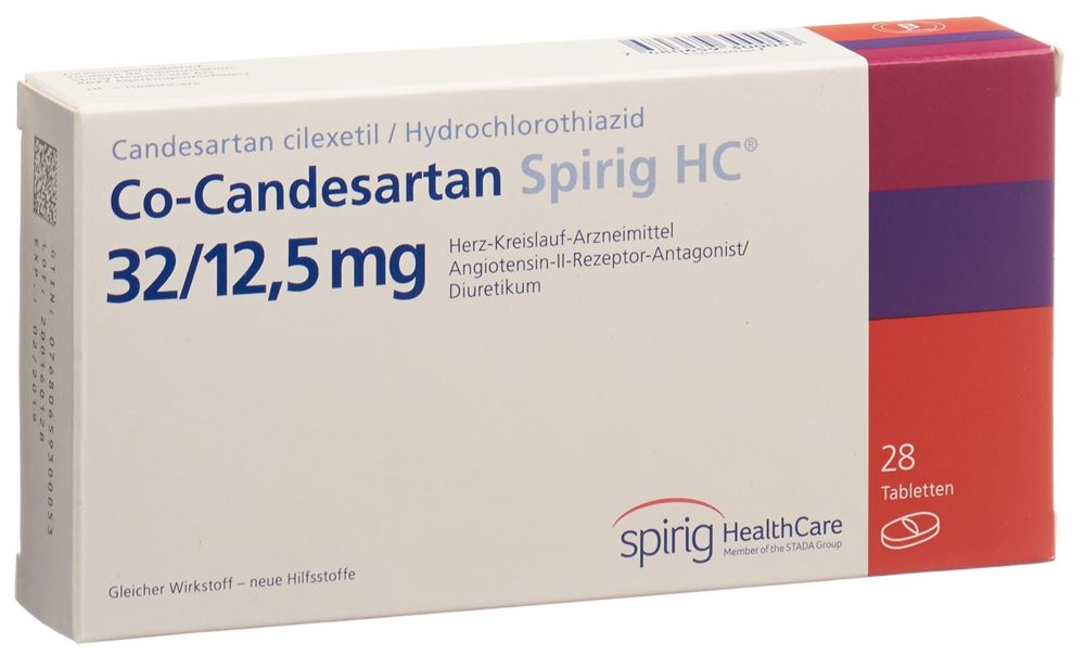 Co-Candesartan Spirig HC 32/12,5mg, Tabletten