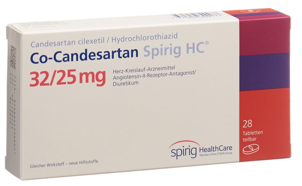 CO-CANDESARTAN Spirig HC cpr 32/25mg 28 pce