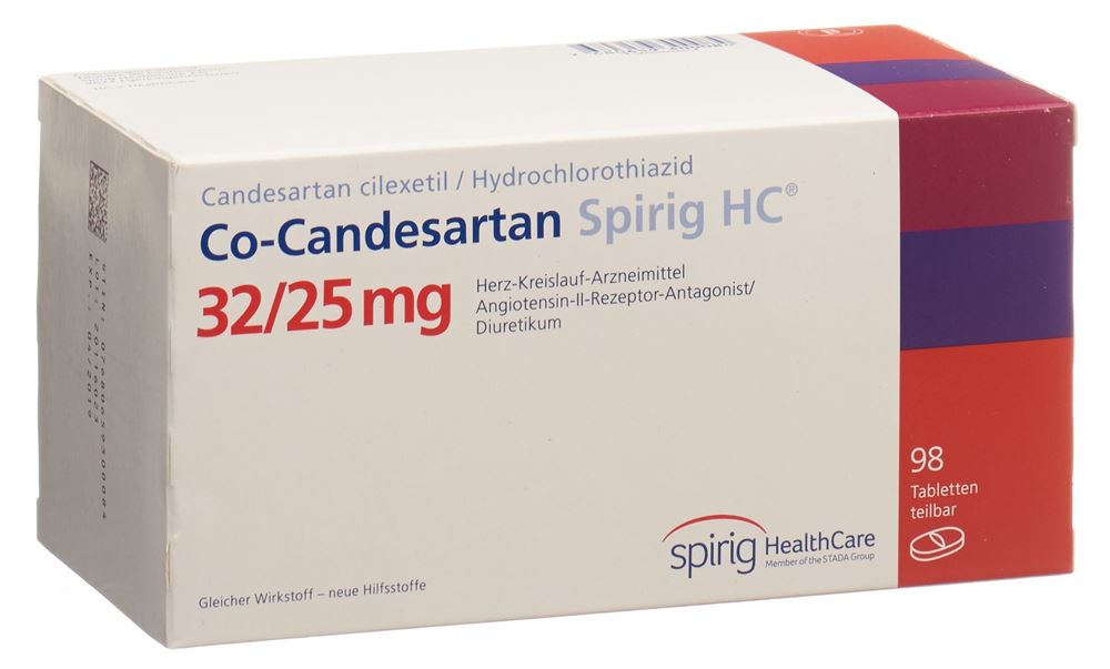 CO-CANDESARTAN Spirig HC cpr 32/25mg 98 pce