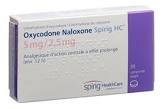 Oxycodon Naloxon Spirig HC 5 mg/2.5 mg, Retardtabletten