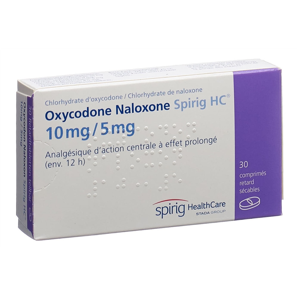 OXYCODON NALOXON Spirig HC cpr ret 10/5mg 30 pce