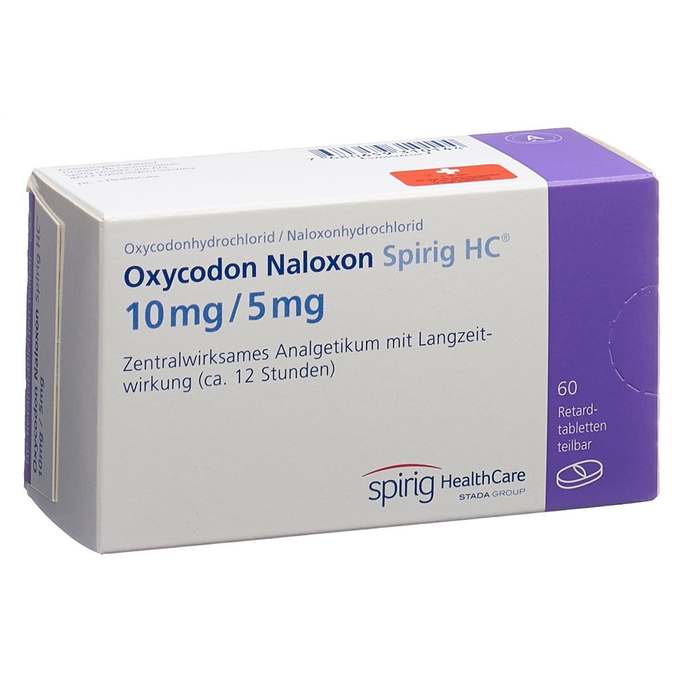 Oxycodon Naloxon Spirig HC 10 mg/5 mg, Retardtabletten