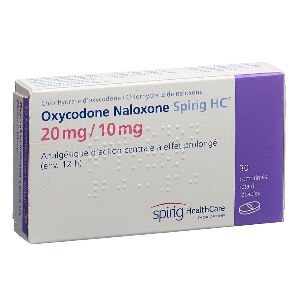 Oxycodon Naloxon Spirig HC 20 mg/10 mg, Retardtabletten