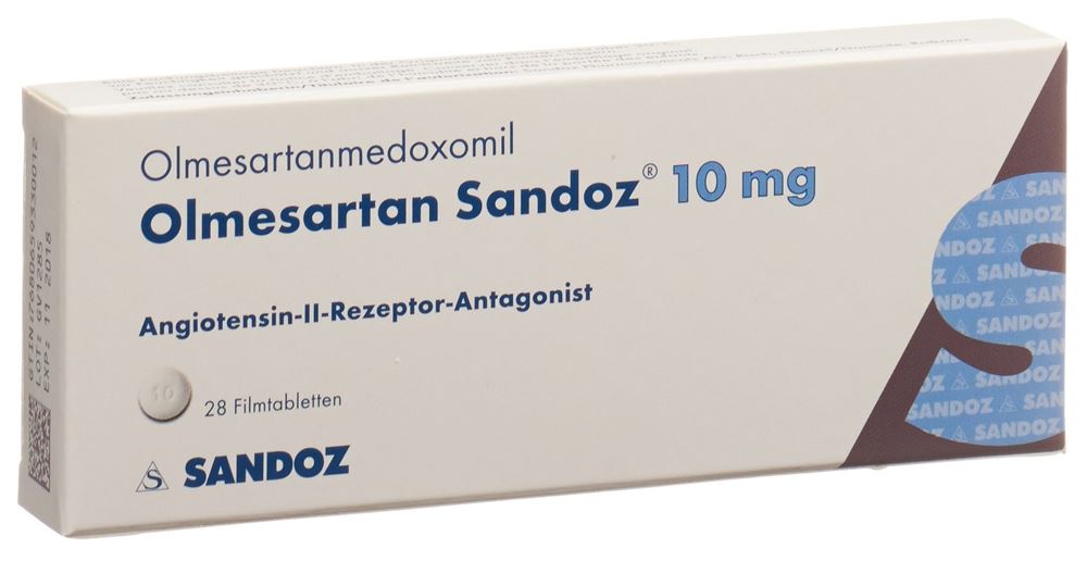 Olmesartan Sandoz 10 mg, Filmtabletten