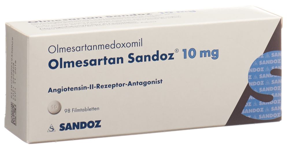 Olmesartan Sandoz 10 mg, Filmtabletten
