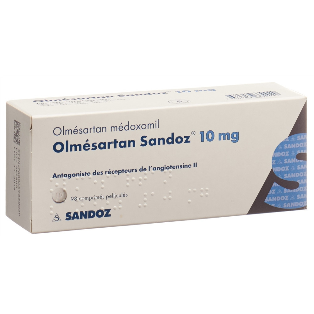 Olmesartan Sandoz 10 mg, Filmtabletten