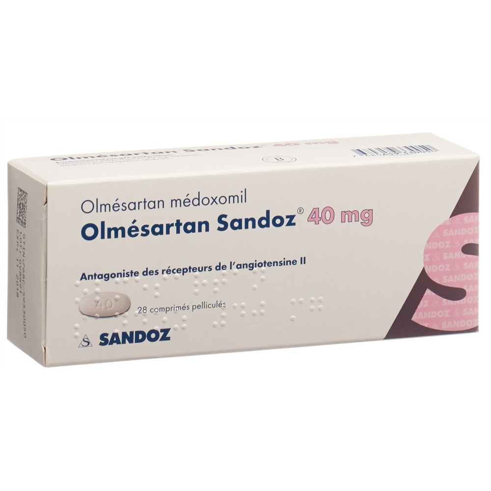 OLMESARTAN Sandoz cpr pell 40 mg 28 pce