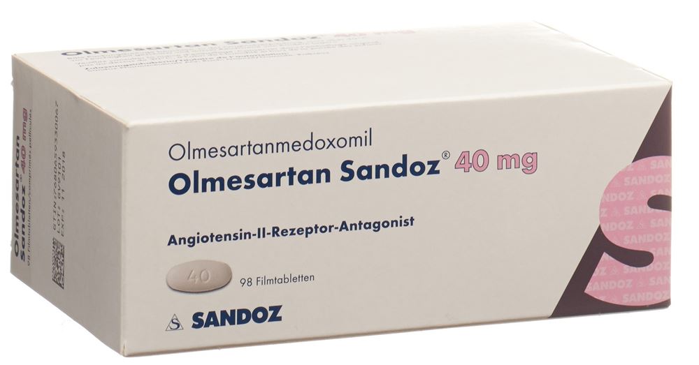 OLMESARTAN Sandoz cpr pell 40 mg 98 pce