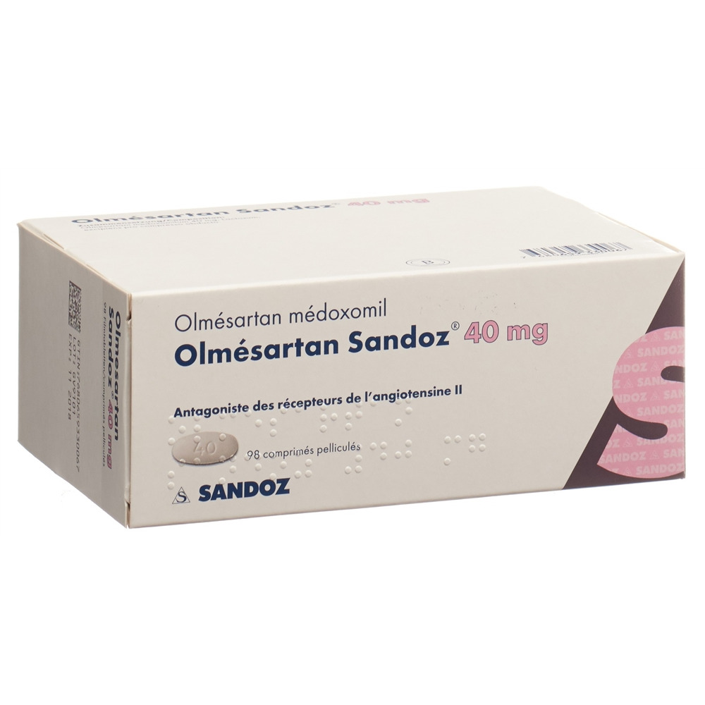 OLMESARTAN Sandoz cpr pell 40 mg 98 pce