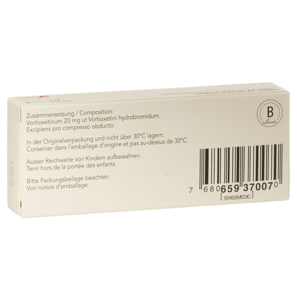 BRINTELLIX cpr pellic 20 mg 28 pce