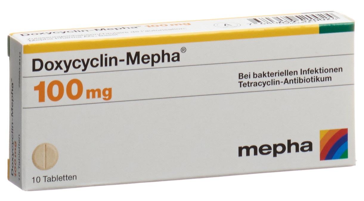 Doxycyclin-Mepha 100mg, Tabletten