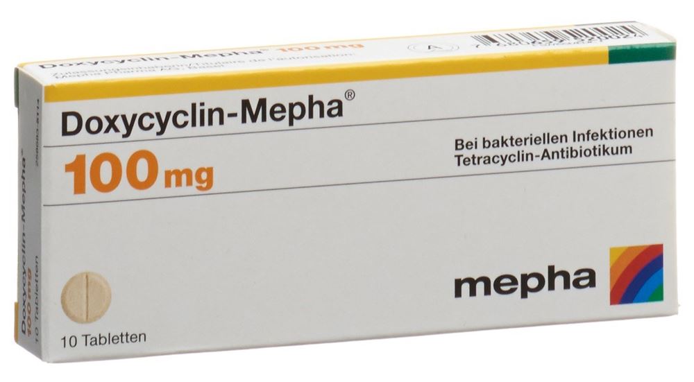 DOXYCYCLIN Mepha cpr 100 mg 10 pce