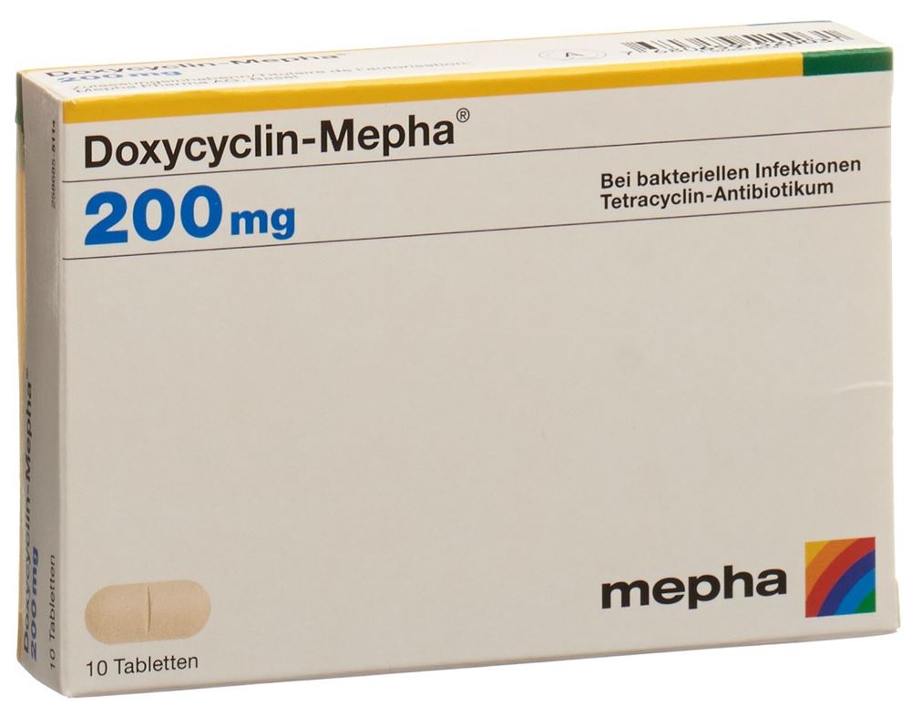 Doxycyclin-Mepha 200mg, Tabletten