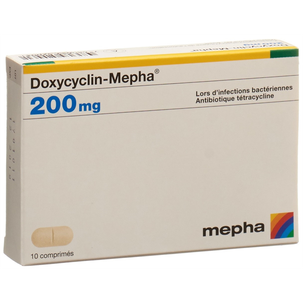 Doxycyclin-Mepha 200mg, Tabletten