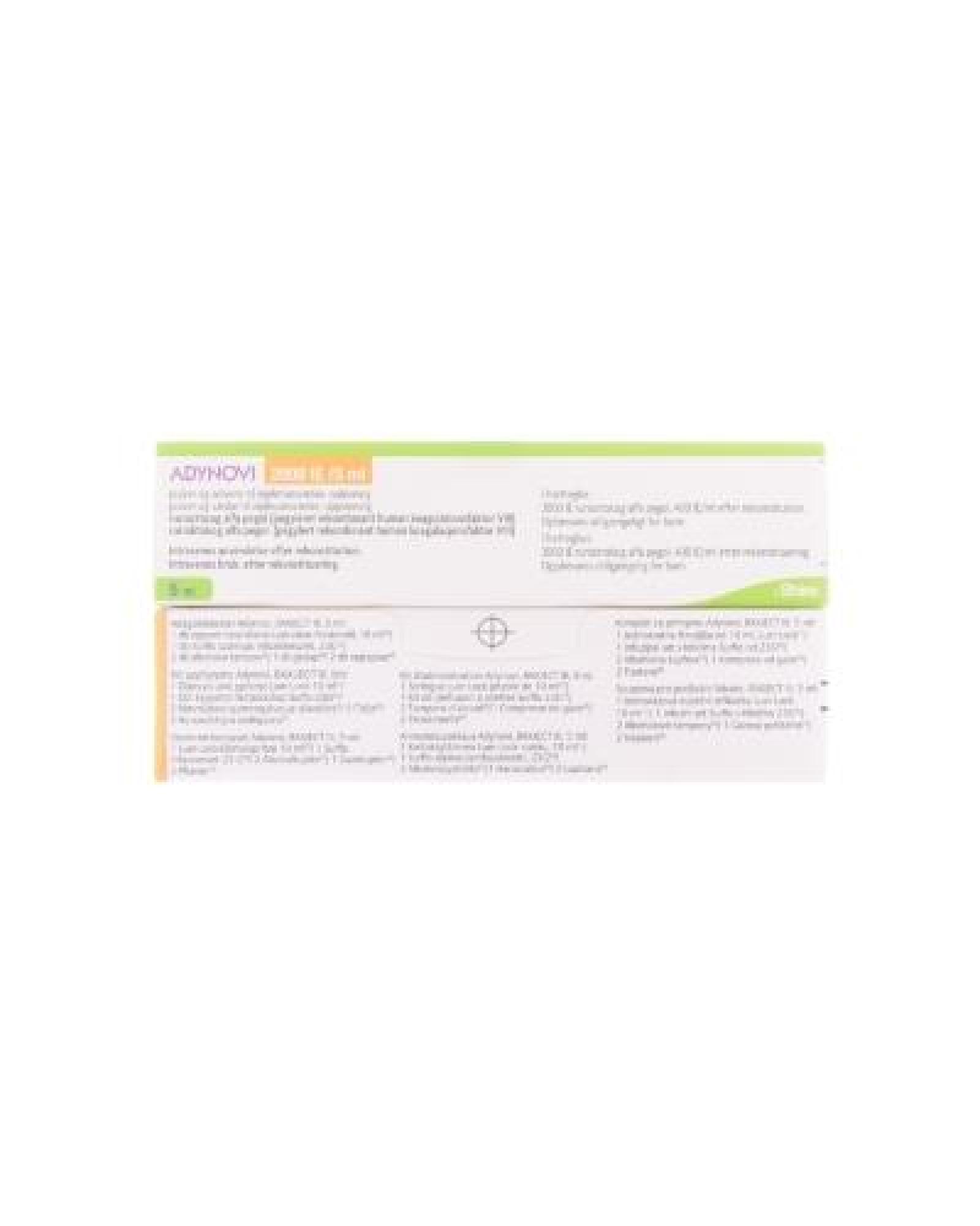 Adynovi 2000 IE (5 ml), Pulver und Lösungsmittel zur Herstellung einer Injektionslösung