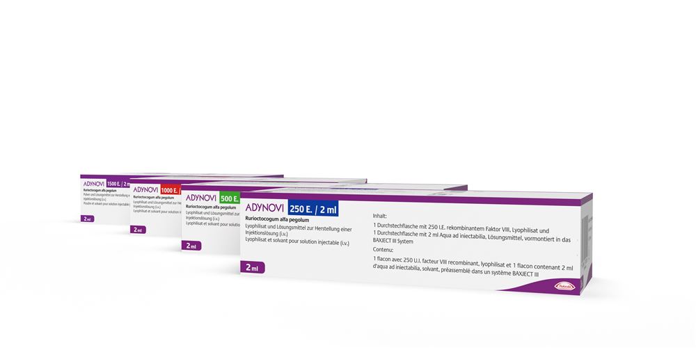 ADYNOVI subst sèche 250 UI/2ml cum solv set