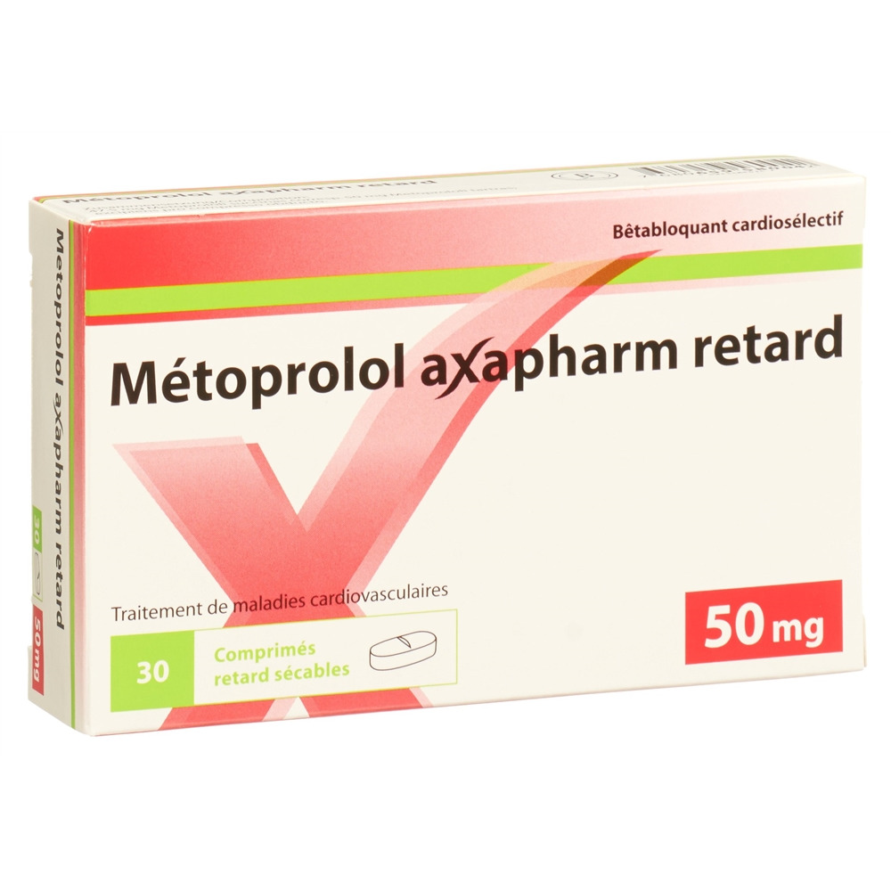 Metoprolol Axapharm retard 50 mg, Retardtabletten