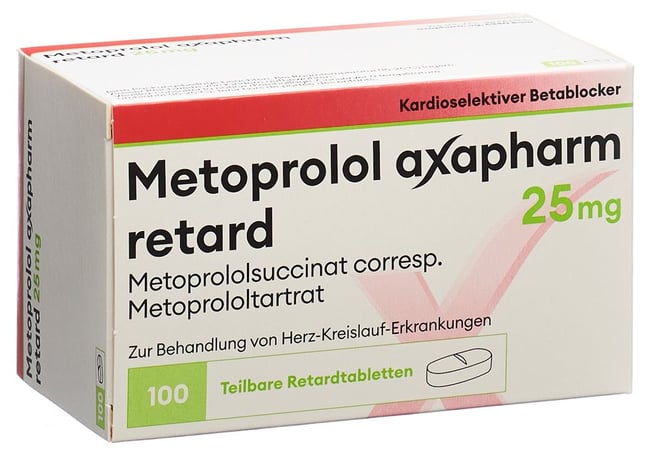 METOPROLOL Axapharm cpr ret 100 mg 100 pce